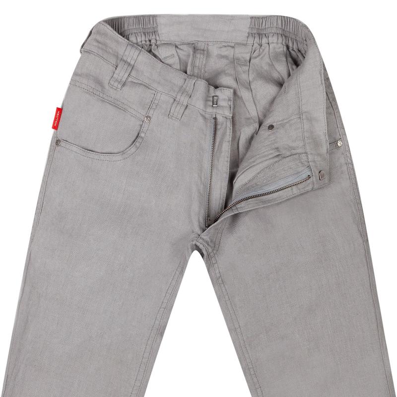 Slim-Fit linen pants 