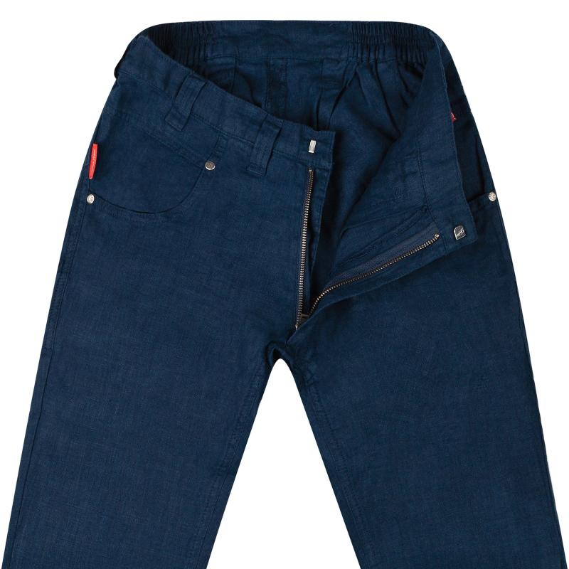 Slim-Fit linen pants 
