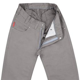 Slim-Fit Summer Pants With Leinen-Mix 48